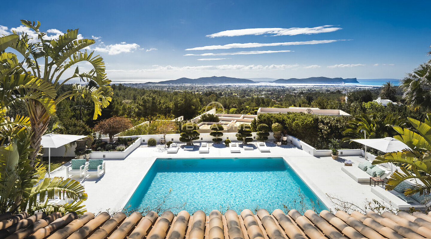 Fantastica villa di lusso a Ibiza con guest house e vista mare a Formentera in affitto, Ibiza