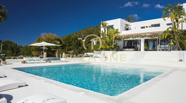 Fantastica villa di lusso a Ibiza con guest house e vista mare a Formentera in affitto, Ibiza