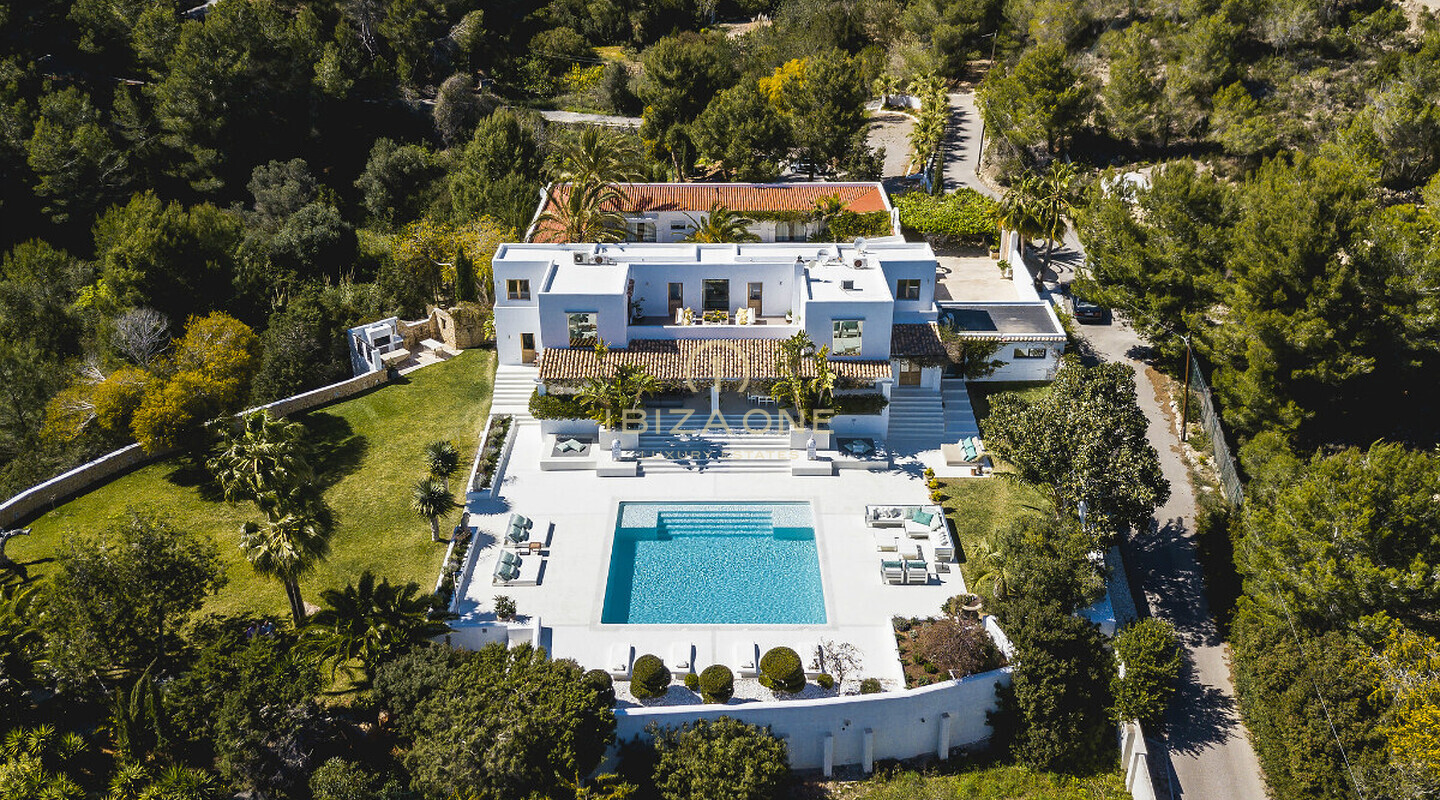 Fantastica villa di lusso a Ibiza con guest house e vista mare a Formentera in affitto, Ibiza