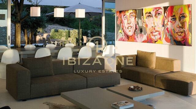 Lujosa y espectacular villa de diseño en Ibiza con vistas al mar en venta, Ibiza - Lujosa y espectacular villa de diseño en Ibiza con vistas al mar en alquiler, Ibiza