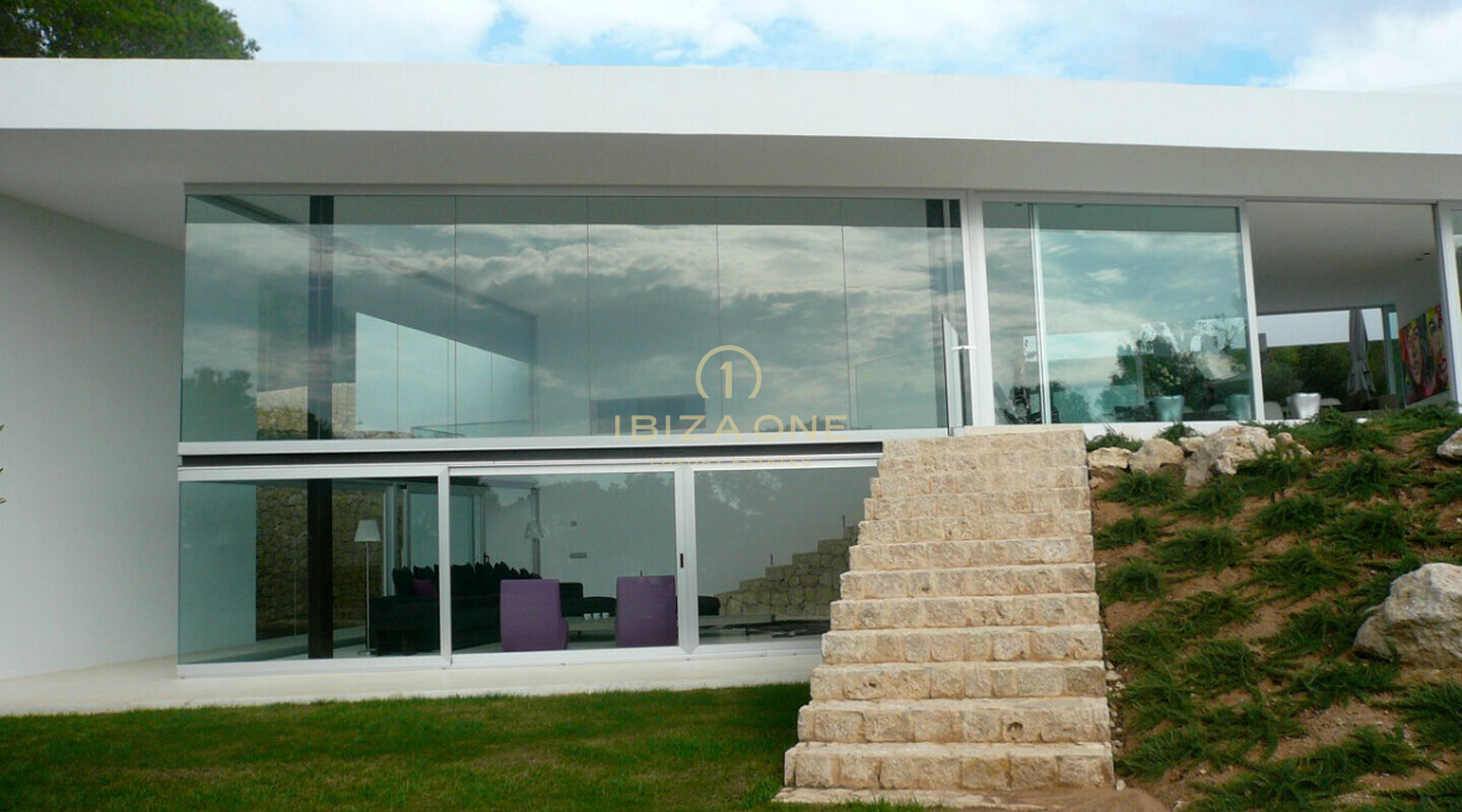 Lujosa y espectacular villa de diseño en Ibiza con vistas al mar en venta, Ibiza - Lujosa y espectacular villa de diseño en Ibiza con vistas al mar en alquiler, Ibiza