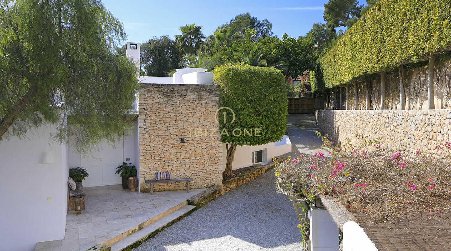 Blakstad Luxusfinca auf Ibiza / Can Furnet mit Blick auf Ibiza-Stadt und das Meer zu vermieten, Ibiza