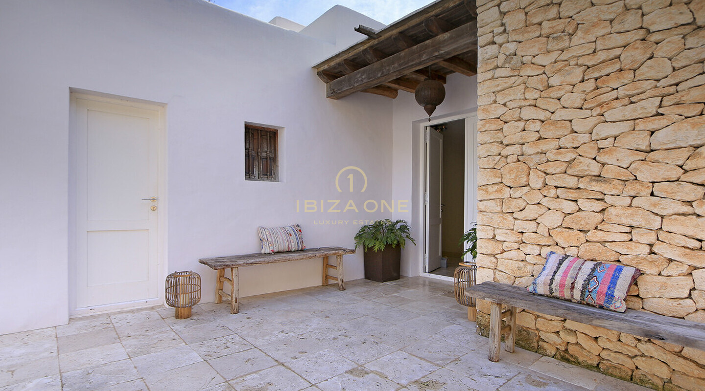 Blakstad Luxury Finca in Ibiza / Can Furnet overlooking Ibiza Town and the sea for rent, Ibiza
