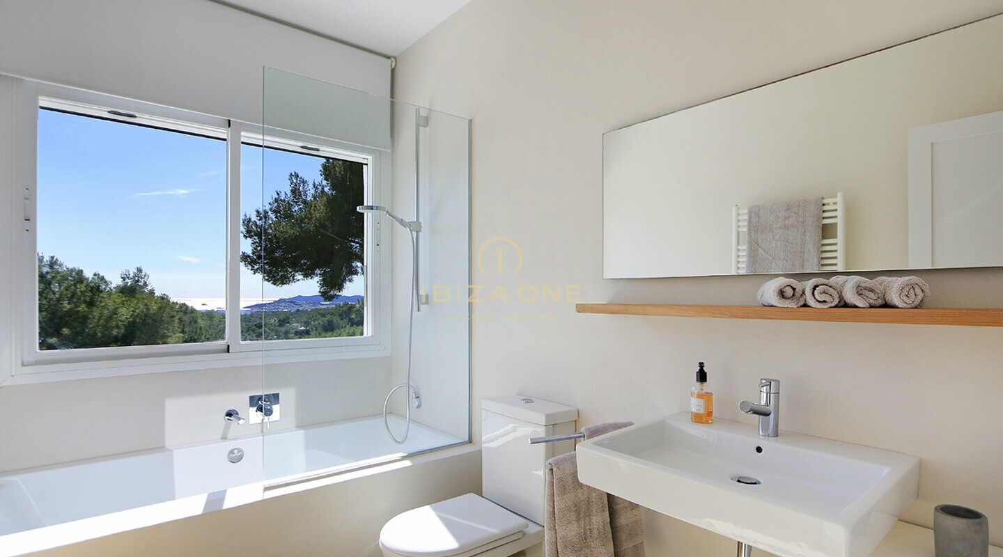 Blakstad Luxury Finca in Ibiza / Can Furnet overlooking Ibiza Town and the sea for rent, Ibiza