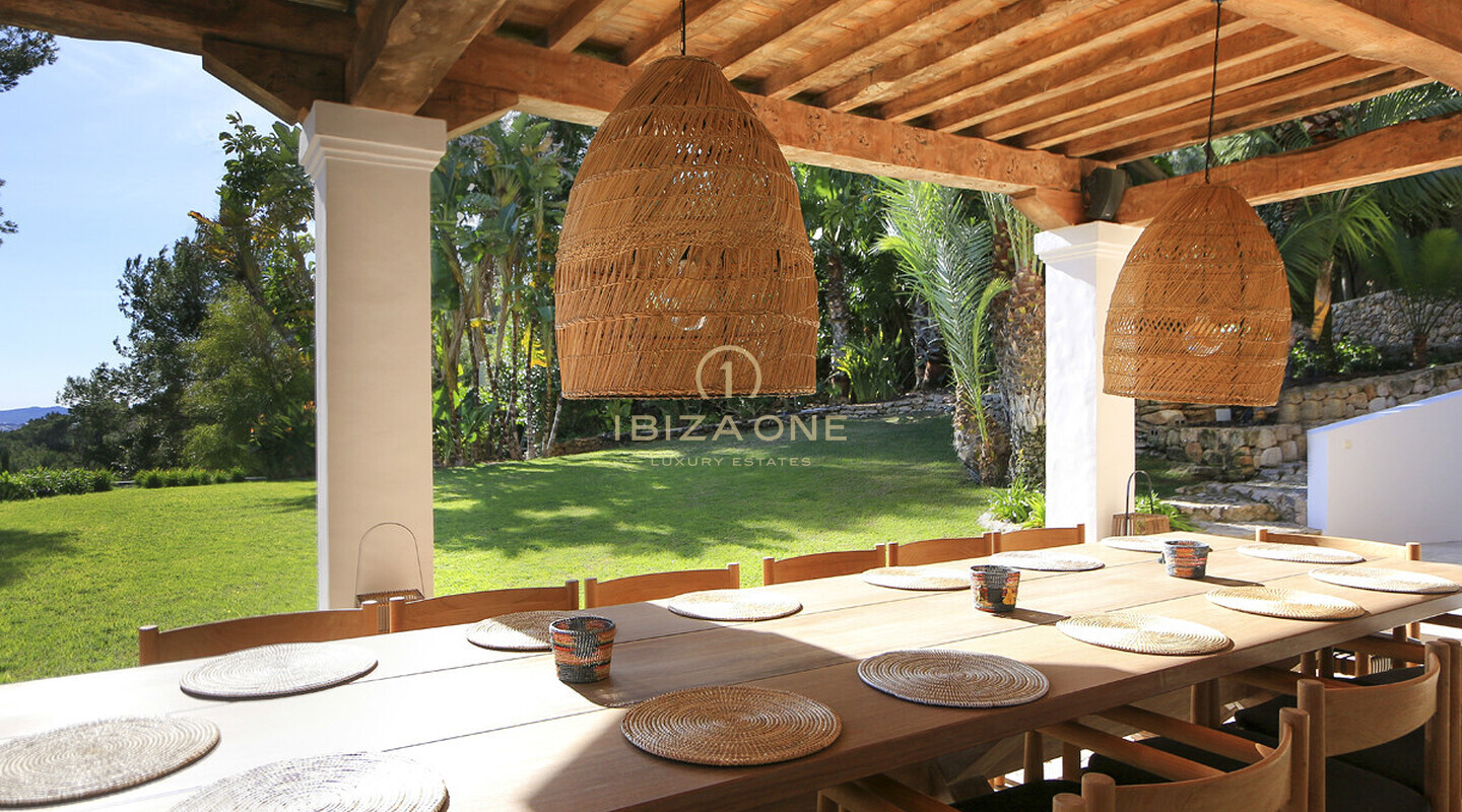 Blakstad Luxury Finca in Ibiza / Can Furnet overlooking Ibiza Town and the sea for rent, Ibiza