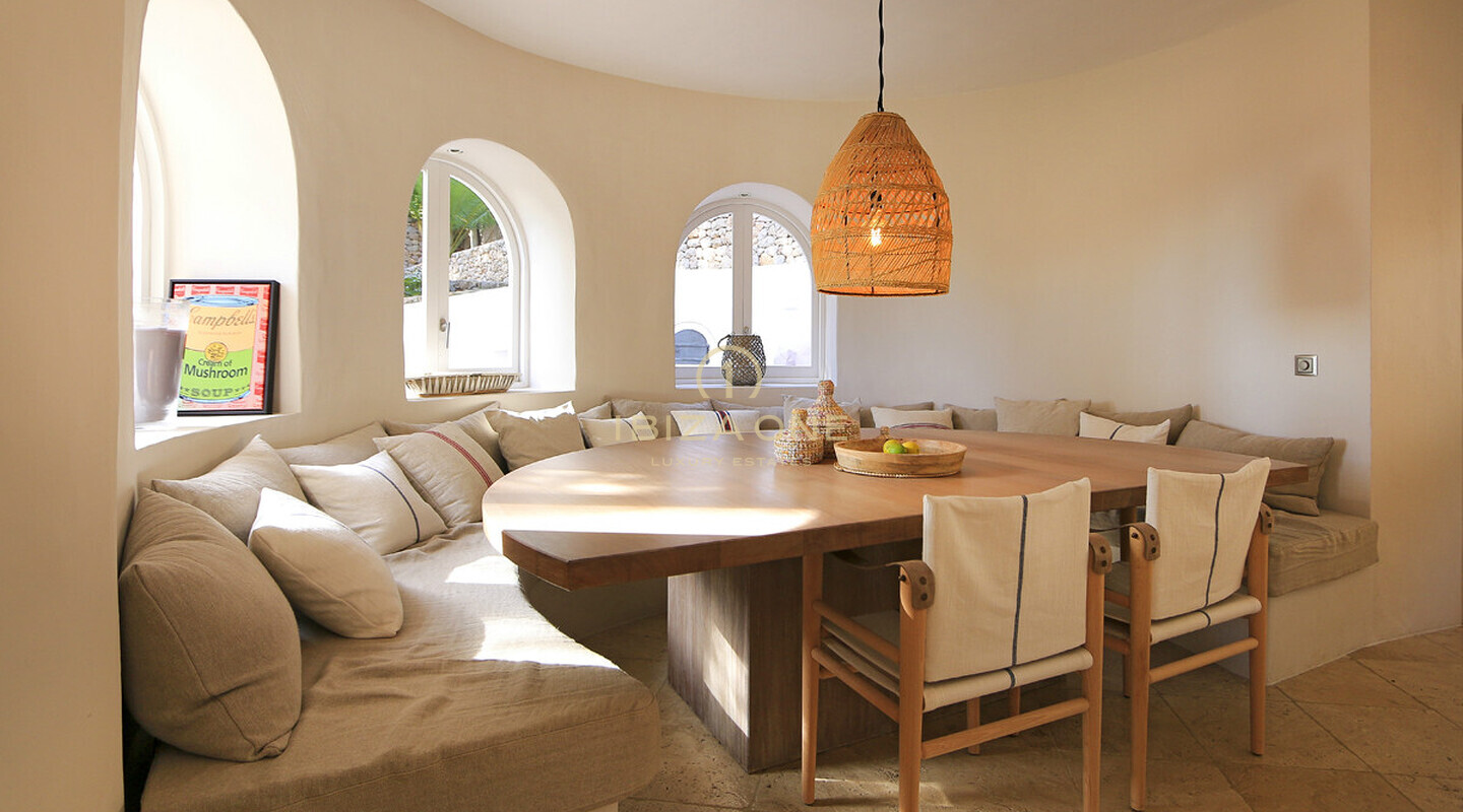 Blakstad Luxury Finca in Ibiza / Can Furnet overlooking Ibiza Town and the sea for rent, Ibiza