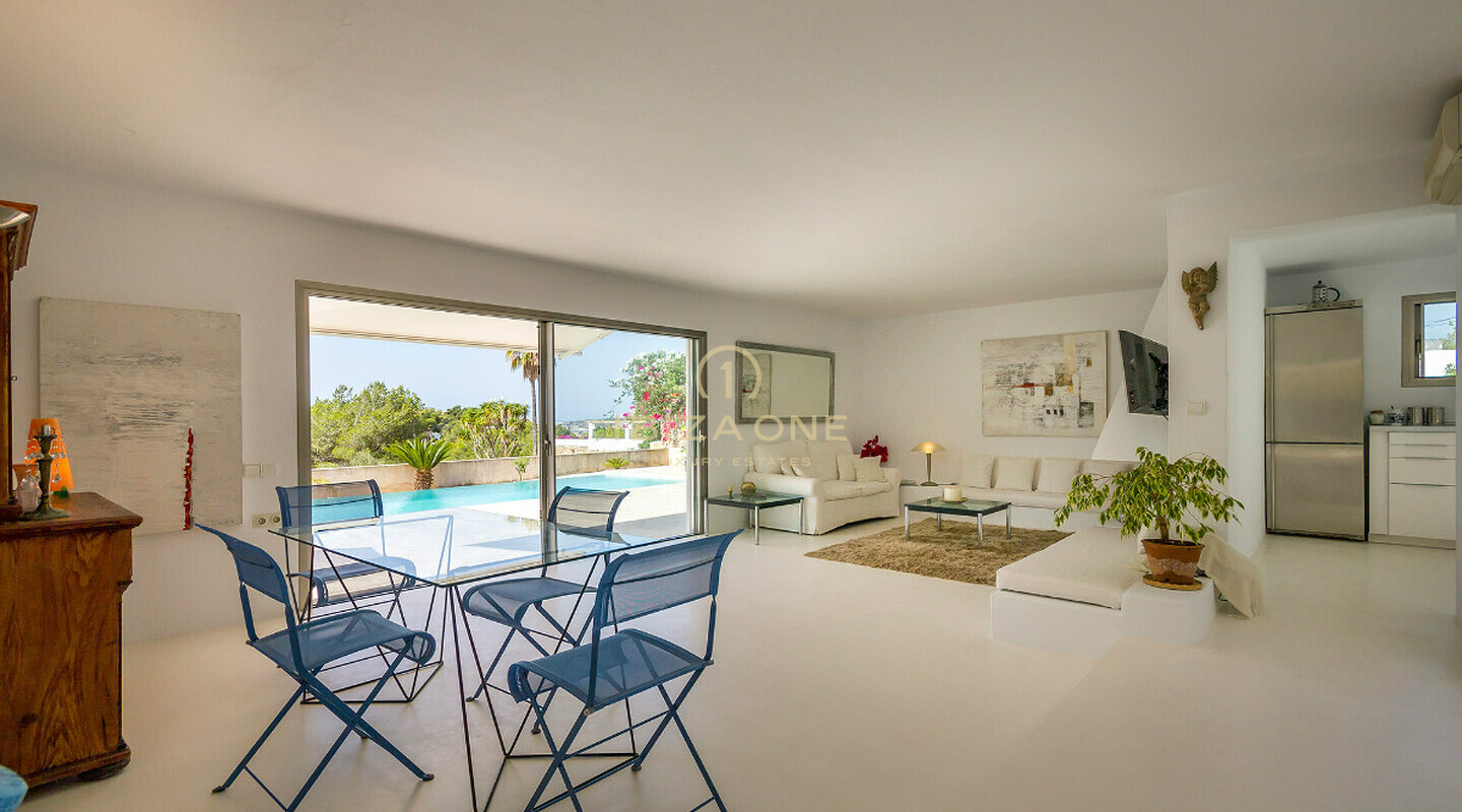 Villa di lusso con 2 camere da letto a Ibiza vicino a Cap Martinet con vista mare vicino a Ibiza in affitto, Ibiza