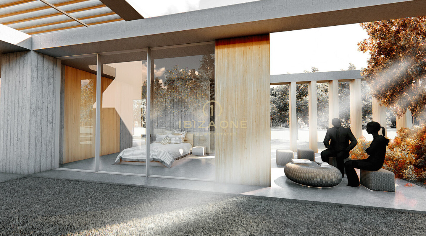 Progetto di lusso moderno a Ibiza a San Carlos nella valle della Morna in vendita, Ibiza - Progetto di lusso moderno a Ibiza a San Carlos nella valle della Morna in affitto, Ibiza