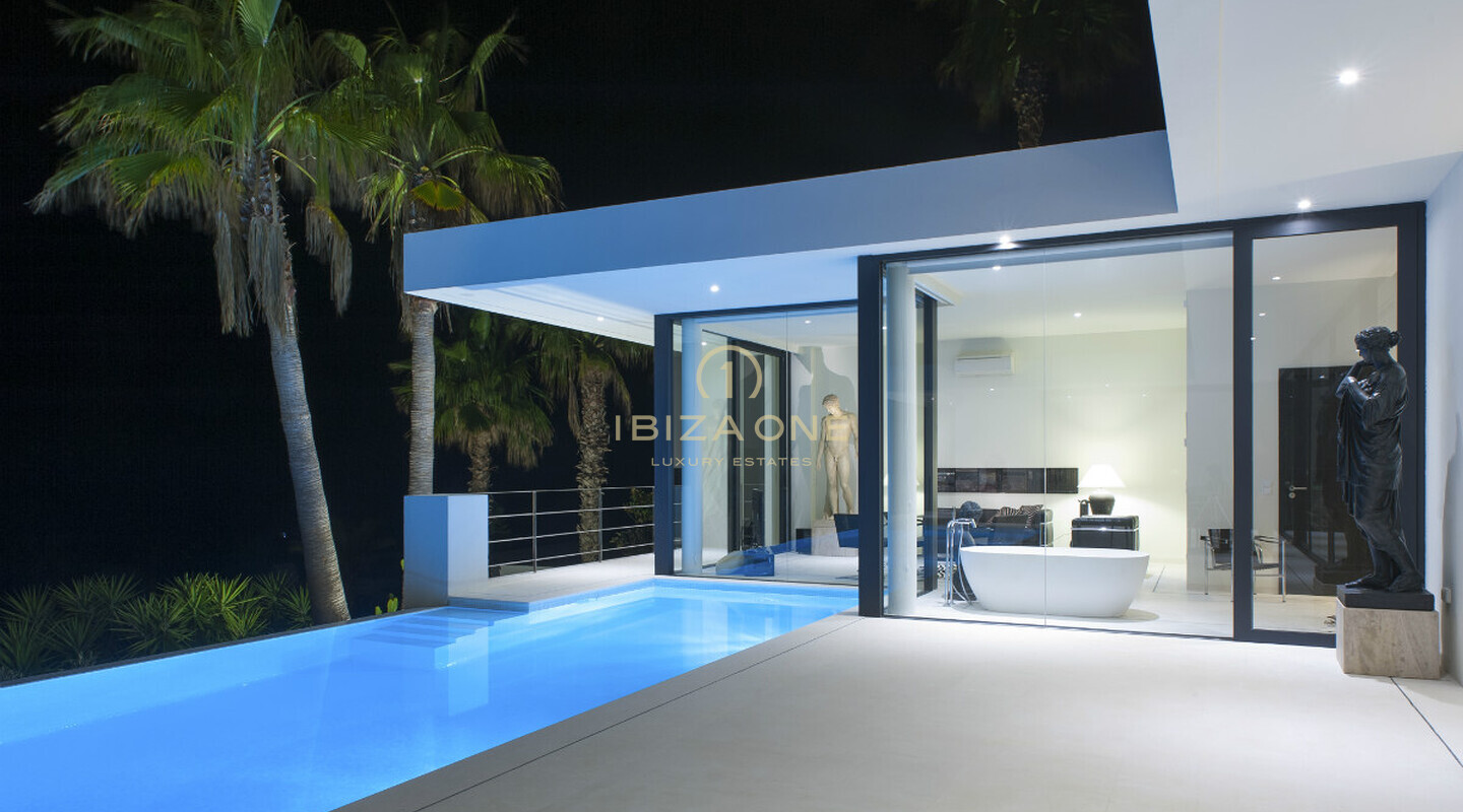 Moderna villa de lujo en Ibiza con vistas a Es Vedra, al mar y al campo en venta, Ibiza - Moderna villa de lujo en Ibiza con vistas a Es Vedra, al mar y al campo en alquiler, Ibiza