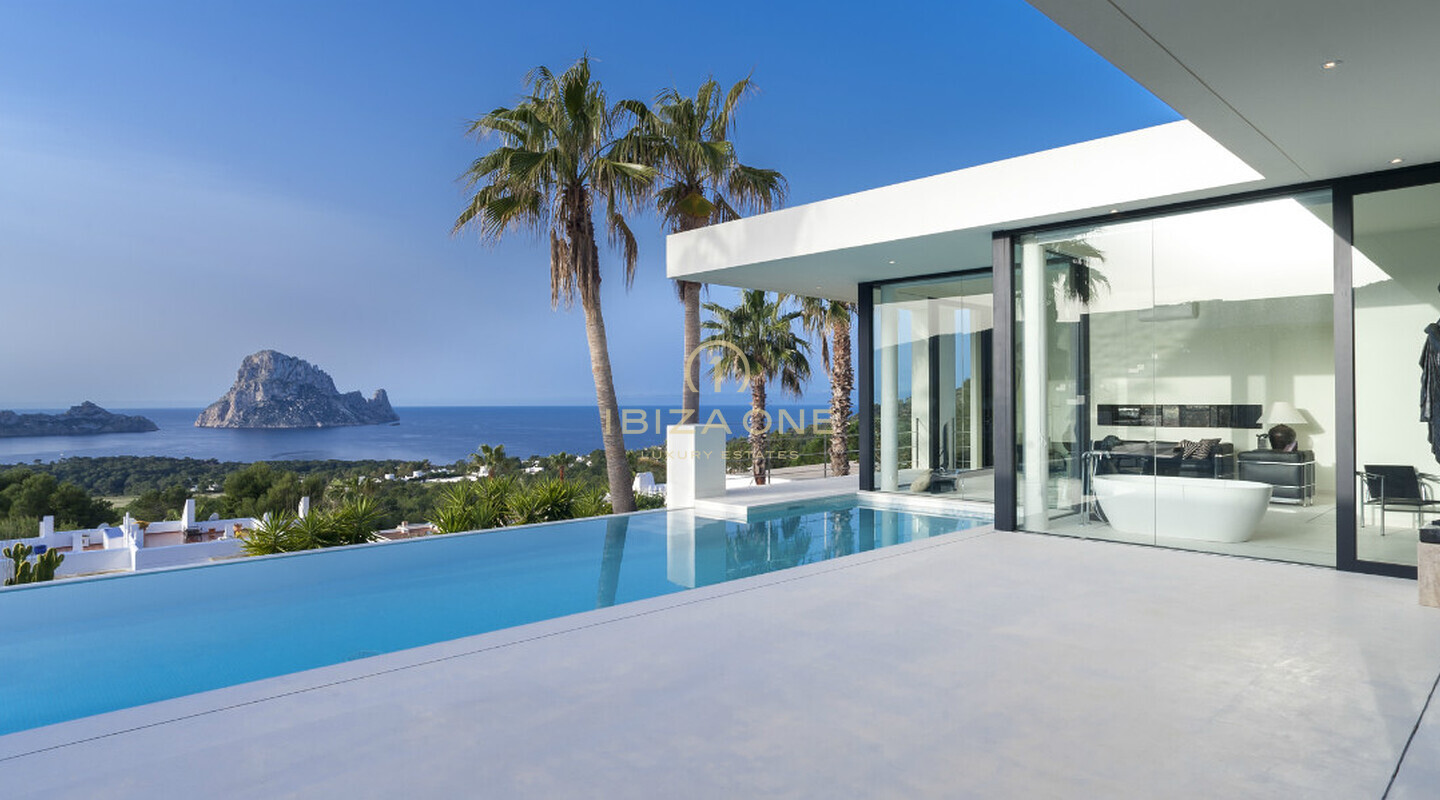 Moderna villa de lujo en Ibiza con vistas a Es Vedra, al mar y al campo en venta, Ibiza - Moderna villa de lujo en Ibiza con vistas a Es Vedra, al mar y al campo en alquiler, Ibiza