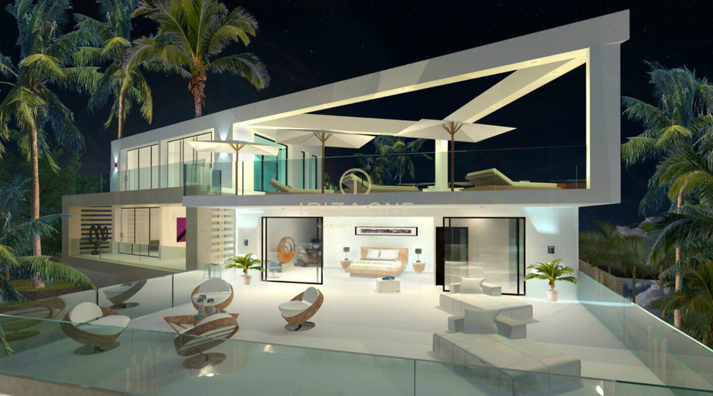 Villa de luxe à Ibiza près de Cap Martinet comme projet à vendre, Ibiza - Villa de luxe à Ibiza près de Cap Martinet comme projet à louer, Ibiza