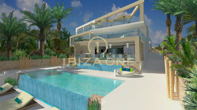 Villa de luxe à Ibiza près de Cap Martinet comme projet à vendre, Ibiza - Villa de luxe à Ibiza près de Cap Martinet comme projet à louer, Ibiza