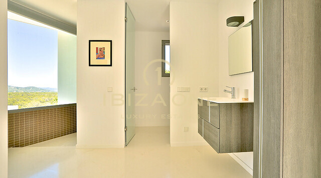 Moderne luxe villa in Vista Alegre / Es Cubells met uitzicht op zee tot Formentera te huur, Ibiza