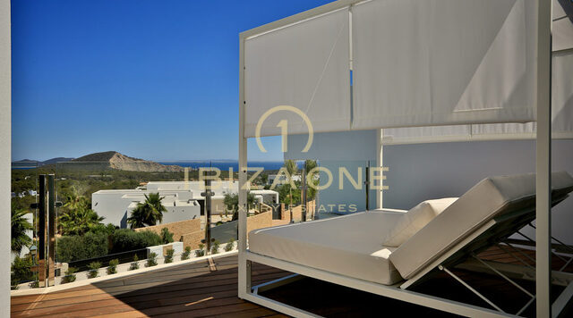 Moderne luxe villa in Vista Alegre / Es Cubells met uitzicht op zee tot Formentera te huur, Ibiza