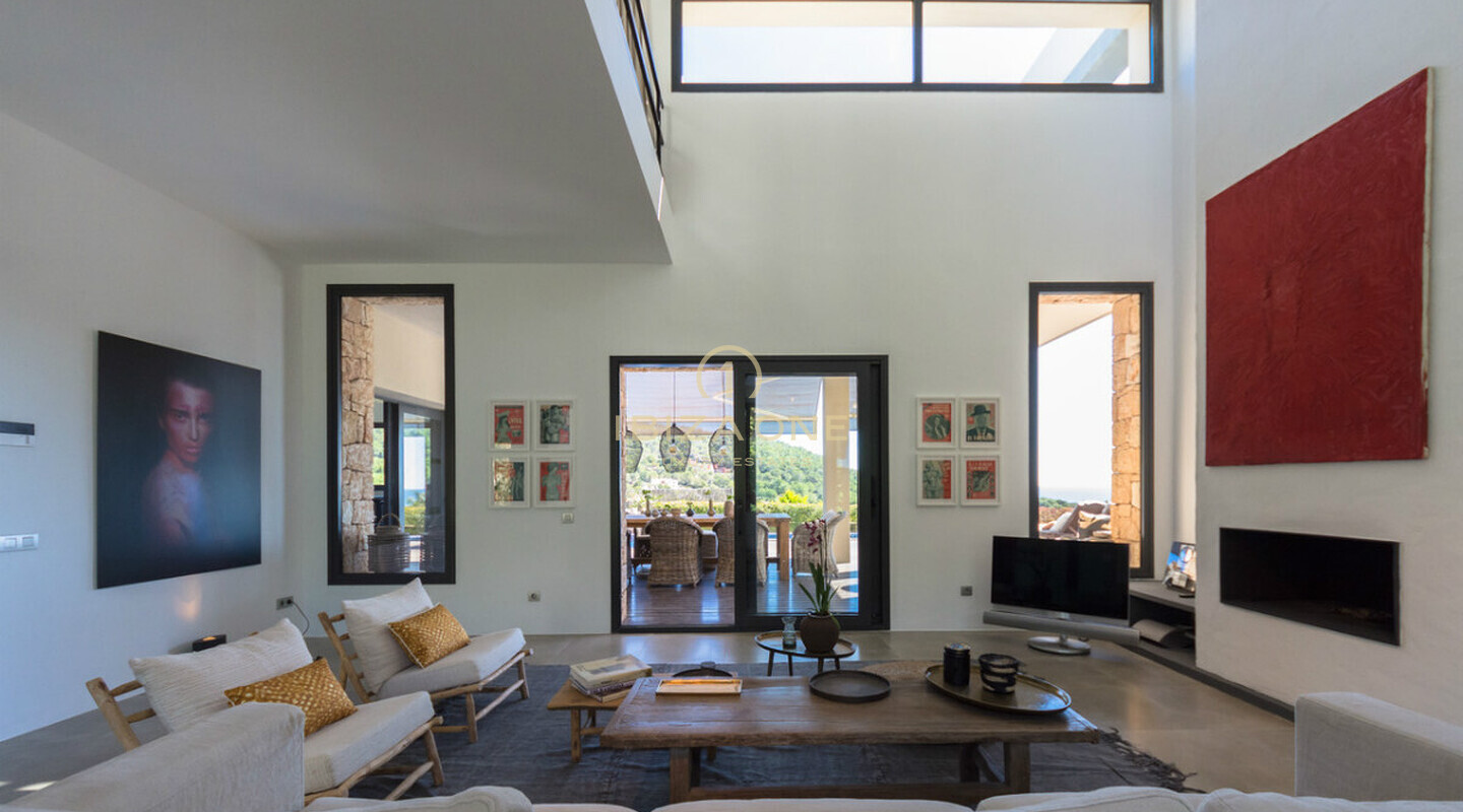 Luxe villa met zeezicht in Cap Martinet te koop, Ibiza - Luxe villa met zeezicht in Cap Martinet te huur, Ibiza