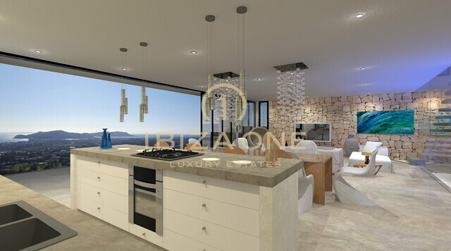 Beautiful plot of land with licence in Ibiza with spectacular views of Dalt Vila, Playa d'en Bossa, Salinas and Formentera for sale, Ibiza - Beautiful plot of land with licence in Ibiza with spectacular views of Dalt Vila, Playa d'en Bossa, Salinas and Formentera for rent, Ibiza