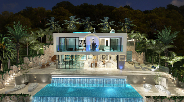 Magnifique terrain avec licence à Ibiza avec des vues spectaculaires sur Dalt Vila, Playa d'en Bossa, Salinas et Formentera à vendre, Ibiza - Magnifique terrain avec licence à Ibiza avec des vues spectaculaires sur Dalt Vila, Playa d'en Bossa, Salinas et Formentera à louer, Ibiza