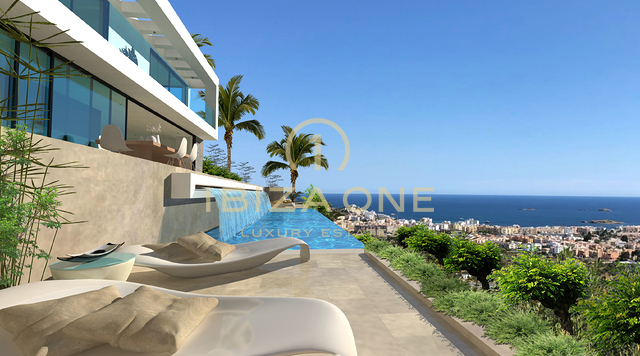 Beautiful plot of land with licence in Ibiza with spectacular views of Dalt Vila, Playa d'en Bossa, Salinas and Formentera for sale, Ibiza - Beautiful plot of land with licence in Ibiza with spectacular views of Dalt Vila, Playa d'en Bossa, Salinas and Formentera for rent, Ibiza