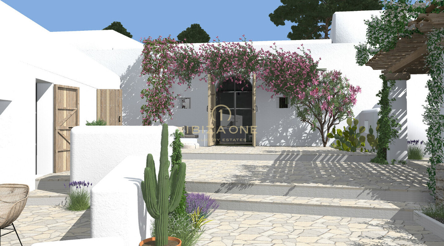 Ursprüngliche Finca zum Renovieren auf Ibiza in ruhiger Lage mit atemberaubender Aussicht über das Morna-Tal zu verkaufen, Ibiza - Ursprüngliche Finca zum Renovieren auf Ibiza in ruhiger Lage mit atemberaubender Aussicht über das Morna-Tal zu vermieten, Ibiza