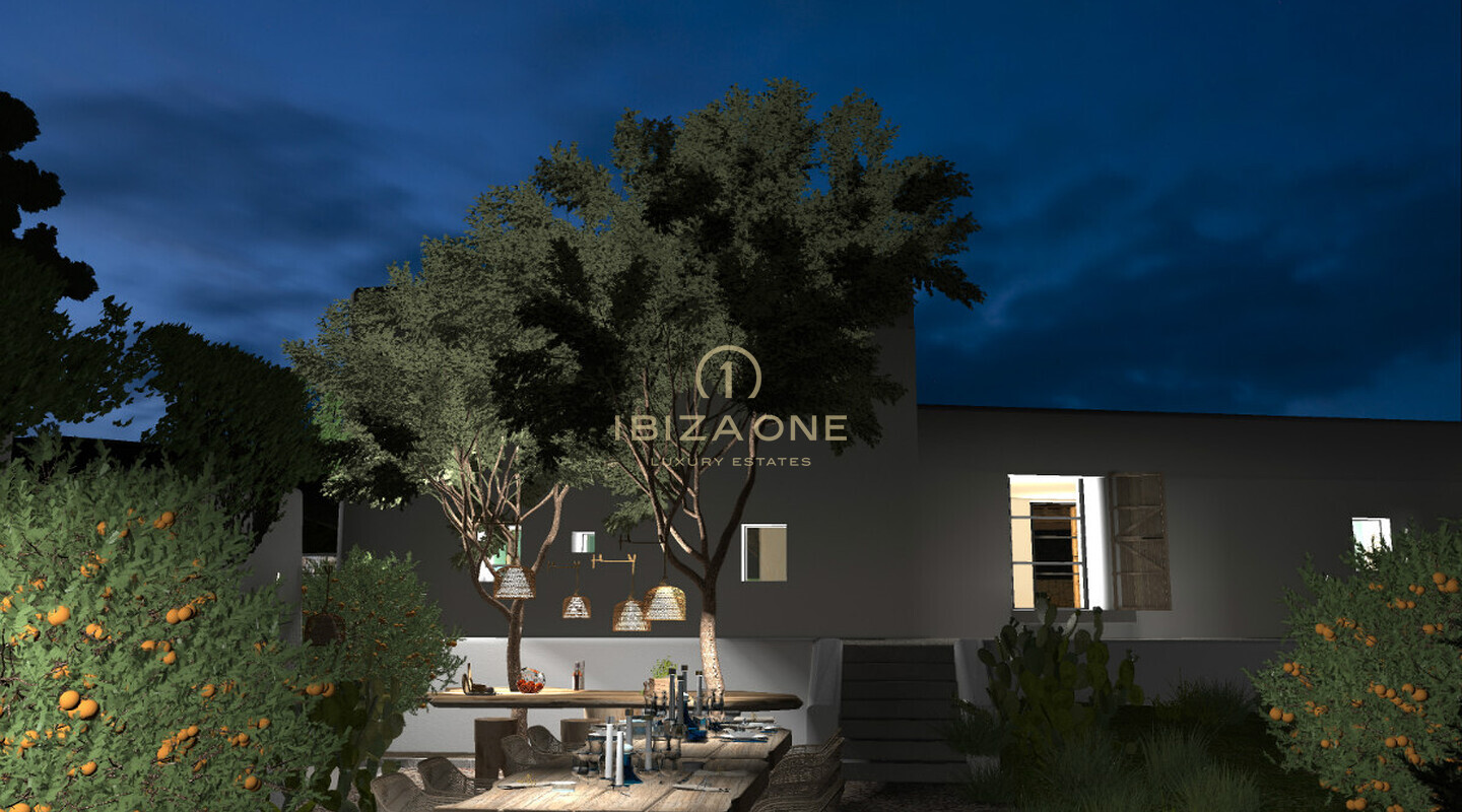 Ursprüngliche Finca zum Renovieren auf Ibiza in ruhiger Lage mit atemberaubender Aussicht über das Morna-Tal zu verkaufen, Ibiza - Ursprüngliche Finca zum Renovieren auf Ibiza in ruhiger Lage mit atemberaubender Aussicht über das Morna-Tal zu vermieten, Ibiza