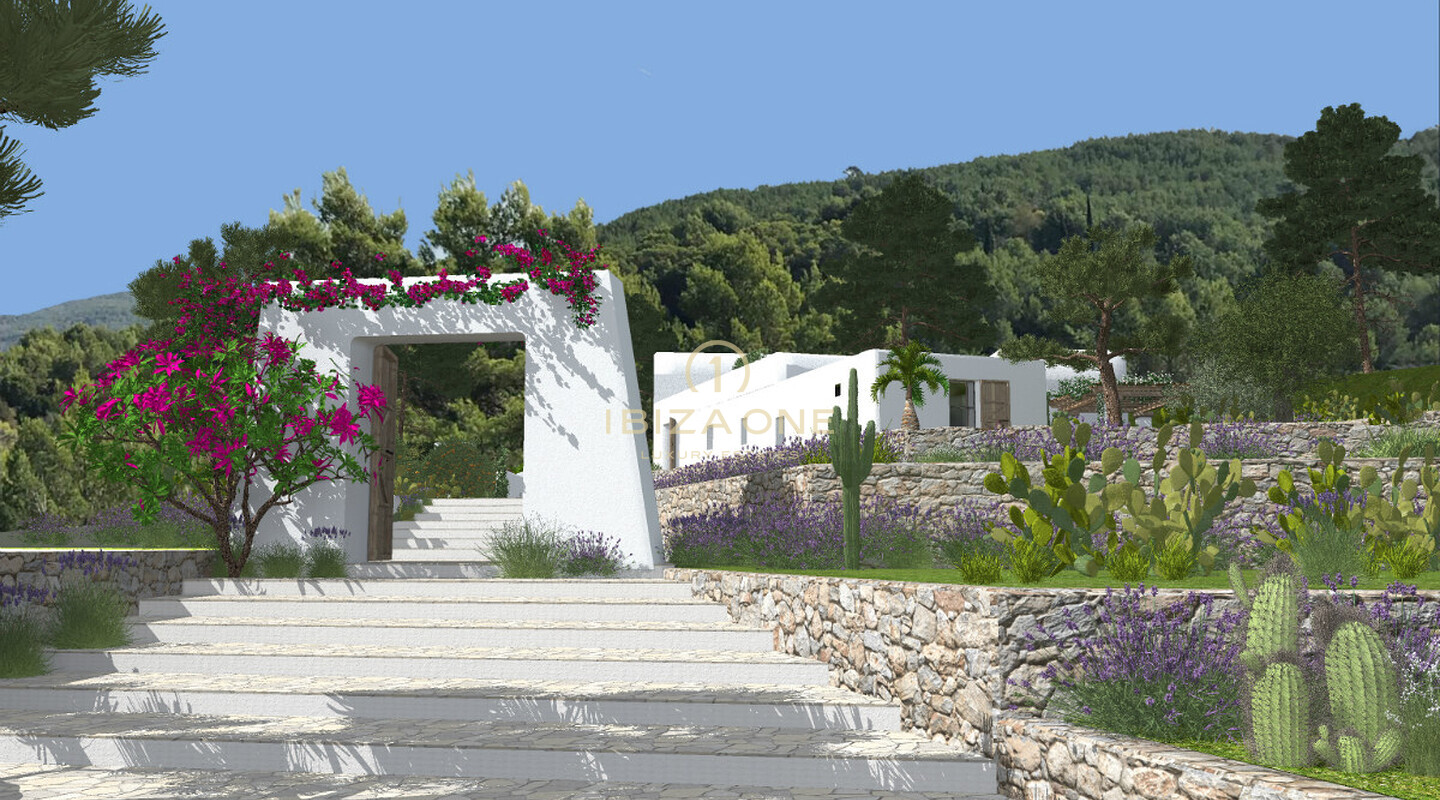 Originele finca om te renoveren op Ibiza, gelegen in een rustige omgeving met prachtig uitzicht over de Morna-vallei, te koop, Ibiza - Originele finca om te renoveren op Ibiza, gelegen in een rustige omgeving met prachtig uitzicht over de Morna-vallei, te huur, Ibiza