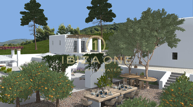 Ursprüngliche Finca zum Renovieren auf Ibiza in ruhiger Lage mit atemberaubender Aussicht über das Morna-Tal zu verkaufen, Ibiza - Ursprüngliche Finca zum Renovieren auf Ibiza in ruhiger Lage mit atemberaubender Aussicht über das Morna-Tal zu vermieten, Ibiza