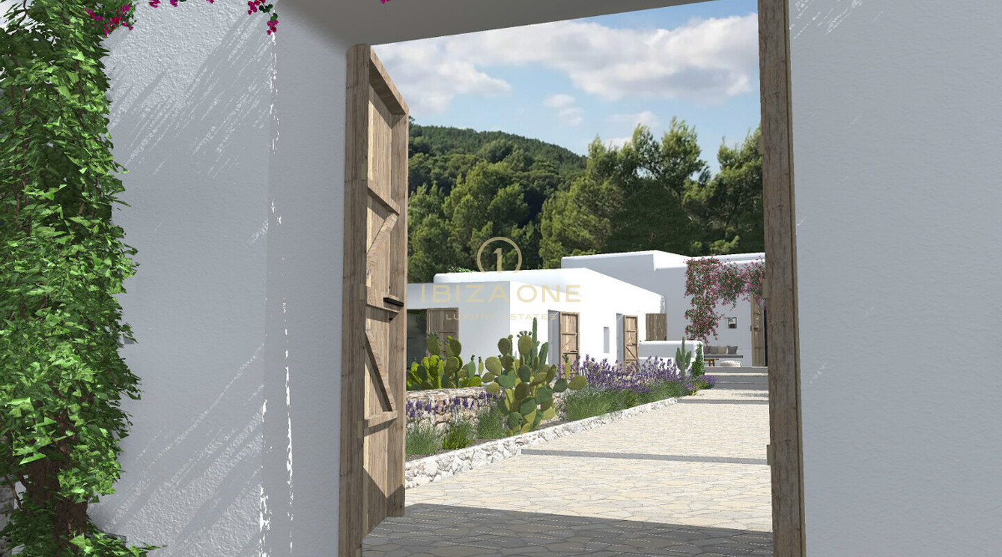 Ursprüngliche Finca zum Renovieren auf Ibiza in ruhiger Lage mit atemberaubender Aussicht über das Morna-Tal zu verkaufen, Ibiza - Ursprüngliche Finca zum Renovieren auf Ibiza in ruhiger Lage mit atemberaubender Aussicht über das Morna-Tal zu vermieten, Ibiza