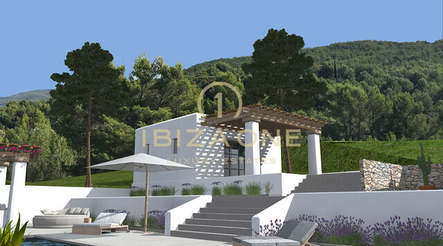 Finca original para reformar en Ibiza situada en una zona tranquila con impresionantes vistas al valle de Morna en venta, Ibiza - Finca original para reformar en Ibiza situada en una zona tranquila con impresionantes vistas al valle de Morna en alquiler, Ibiza