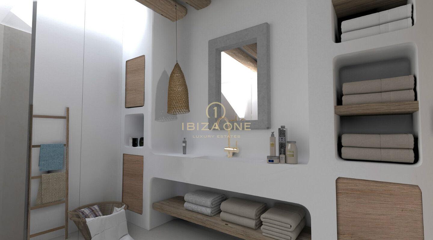 Ursprüngliche Finca zum Renovieren auf Ibiza in ruhiger Lage mit atemberaubender Aussicht über das Morna-Tal zu verkaufen, Ibiza - Ursprüngliche Finca zum Renovieren auf Ibiza in ruhiger Lage mit atemberaubender Aussicht über das Morna-Tal zu vermieten, Ibiza