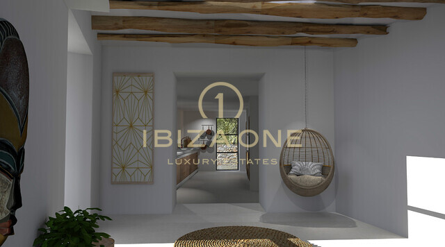 Finca original para reformar en Ibiza situada en una zona tranquila con impresionantes vistas al valle de Morna en venta, Ibiza - Finca original para reformar en Ibiza situada en una zona tranquila con impresionantes vistas al valle de Morna en alquiler, Ibiza