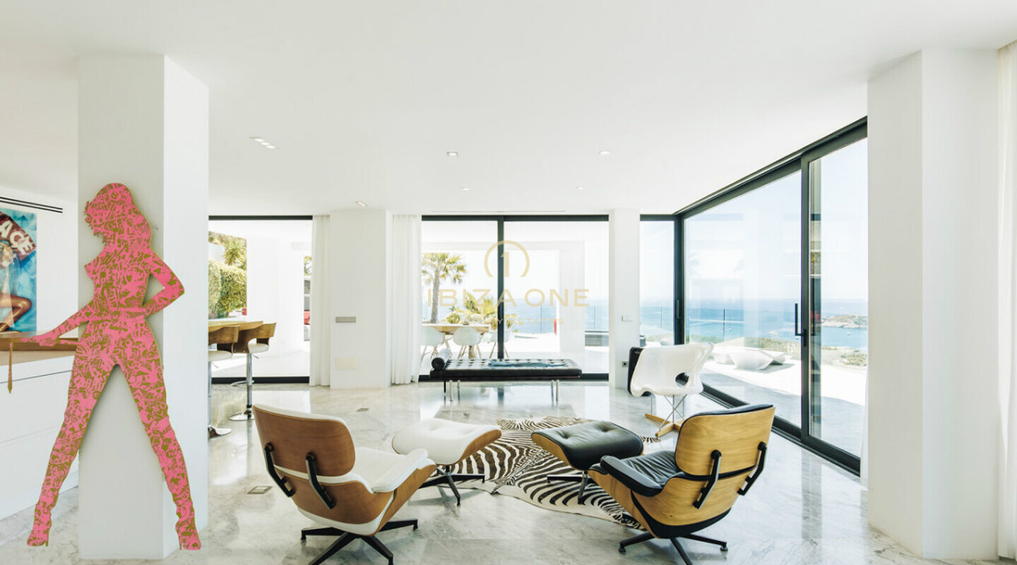 Moderne luxe villa dichtbij Ibiza met uitzicht op zee en Ibiza-stad te huur en deze luxe villa is te koop, Ibiza - Moderne luxe villa dichtbij Ibiza met uitzicht op zee en Ibiza-stad te huur en deze luxe villa is te huur, Ibiza
