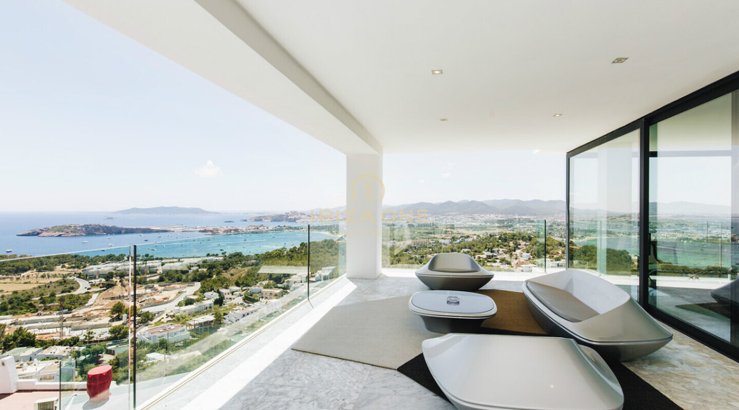 Modern luxury villa close to Ibiza with views to the sea and Ibiza town for rent and this luxury villa is for sale, Ibiza - Modern luxury villa close to Ibiza with views to the sea and Ibiza town for rent and this luxury villa is for rent, Ibiza