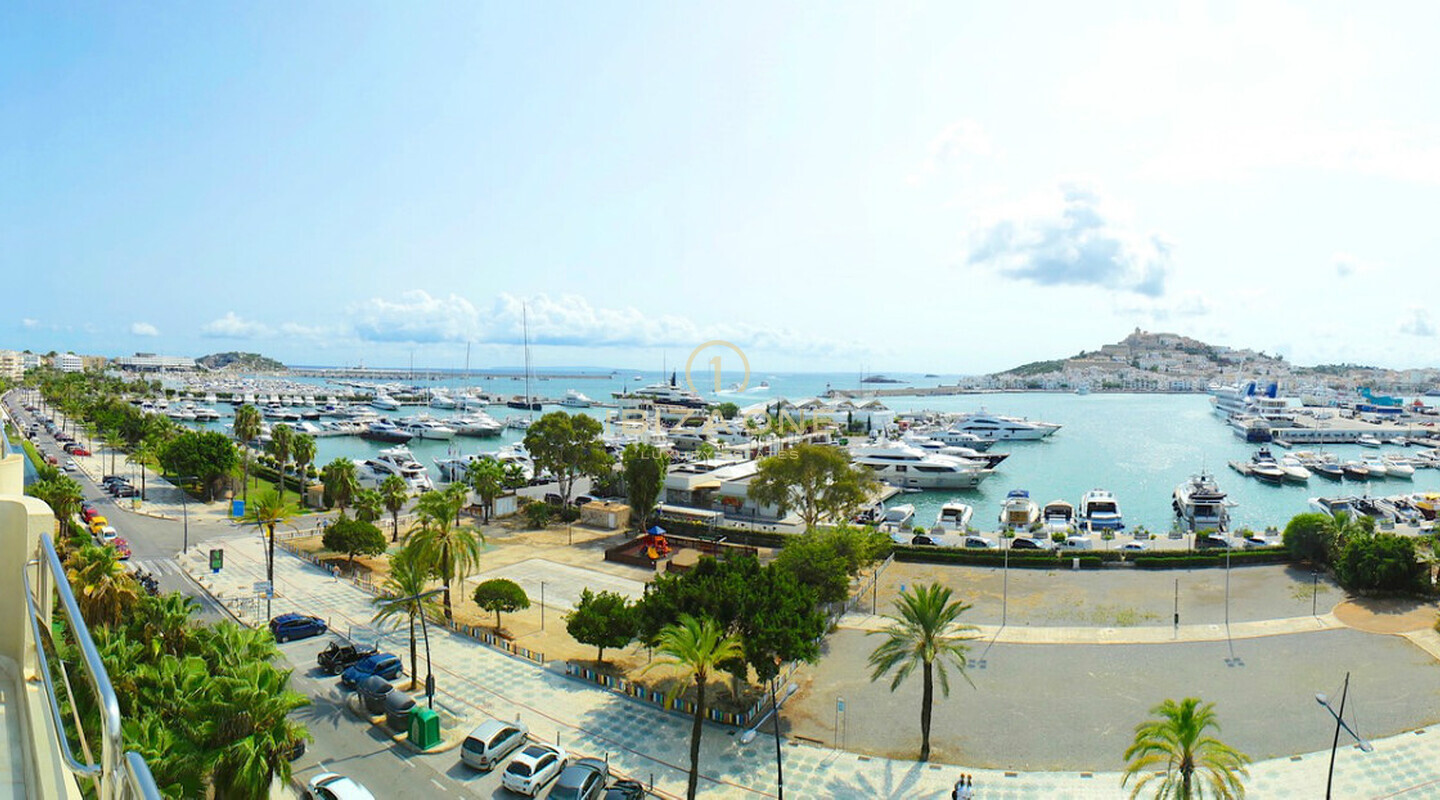 Large duplex apartment on the Paseo Maritimo overlooking Dalt Vila and the sea for sale, Ibiza - Large duplex apartment on the Paseo Maritimo overlooking Dalt Vila and the sea for rent, Ibiza