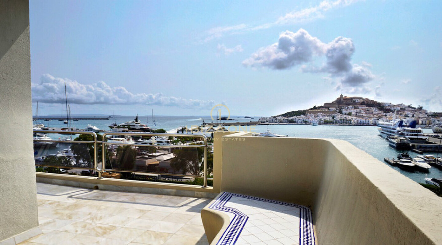 Large duplex apartment on the Paseo Maritimo overlooking Dalt Vila and the sea for sale, Ibiza - Large duplex apartment on the Paseo Maritimo overlooking Dalt Vila and the sea for rent, Ibiza