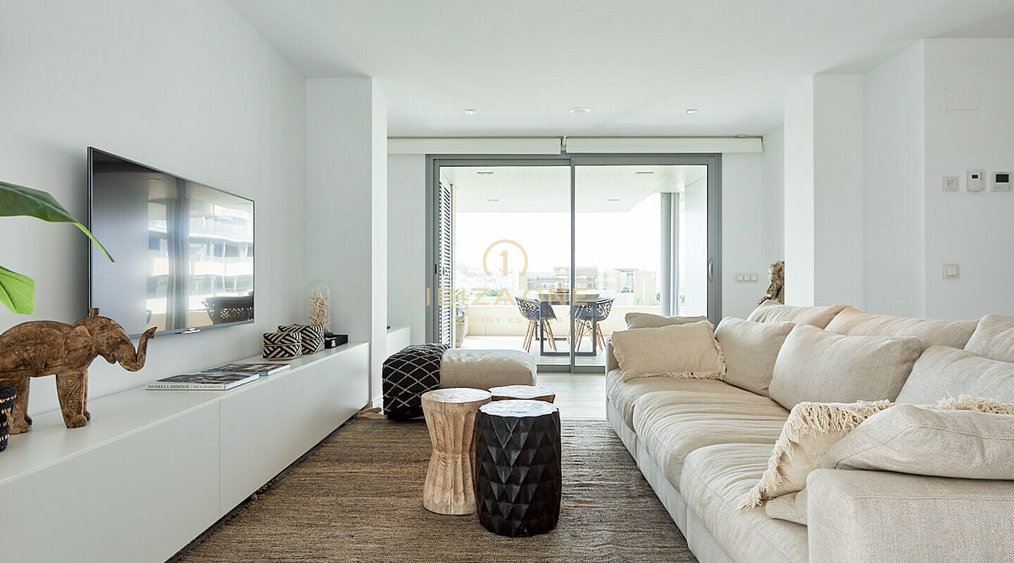 Apartamento de lujo de 3 dormitorios en Ibiza con vistas directas a Dalt Vila en venta, Ibiza - Apartamento de lujo de 3 dormitorios en Ibiza con vistas directas a Dalt Vila en alquiler, Ibiza