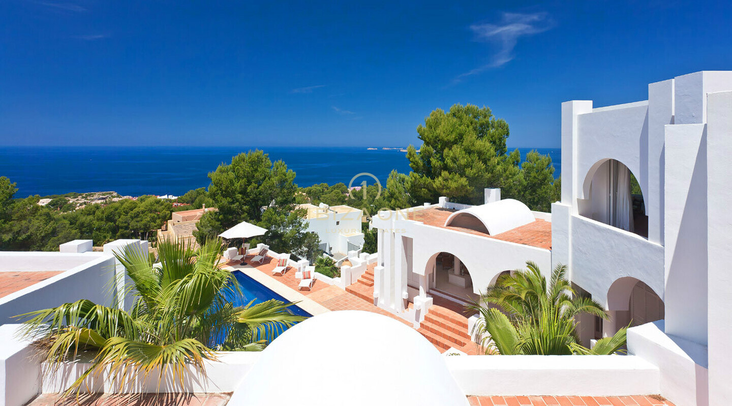 Lujosa villa con vistas al mar en venta en Calo d'en Real, Ibiza