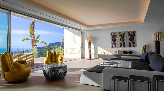 Luxusvilla mit spektakulärem Meerblick auf Ibiza zu verkaufen, Ibiza