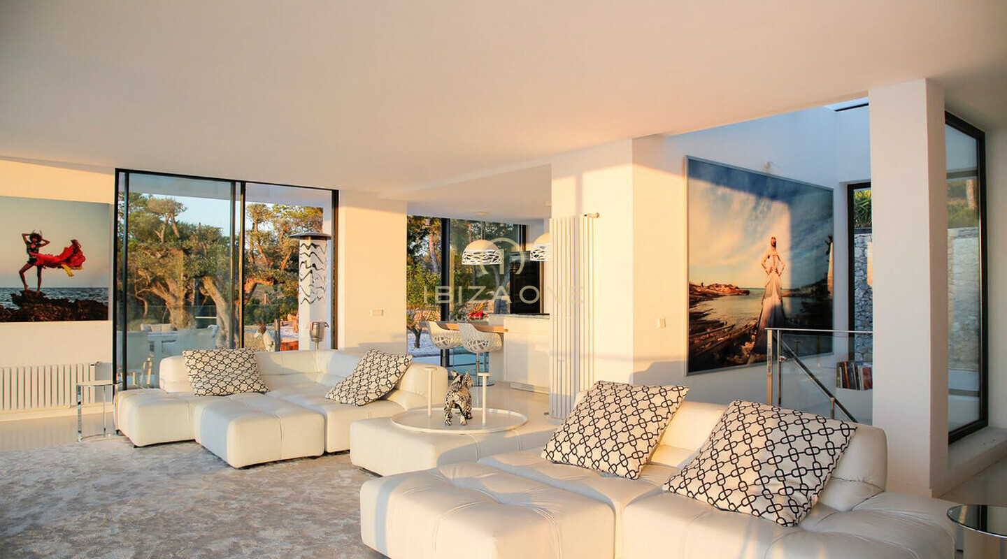 Modern designer villa with 180º sea views in Benirras for sale, Ibiza - Modern designer villa with 180º sea views in Benirras for rent, Ibiza