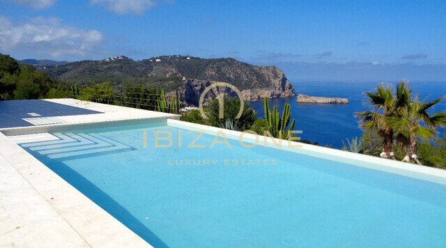 Modern designer villa with 180º sea views in Benirras for sale, Ibiza - Modern designer villa with 180º sea views in Benirras for rent, Ibiza