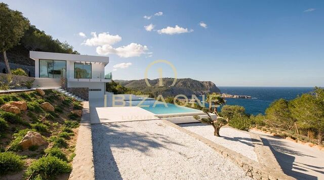 Modern designer villa with 180º sea views in Benirras for sale, Ibiza - Modern designer villa with 180º sea views in Benirras for rent, Ibiza