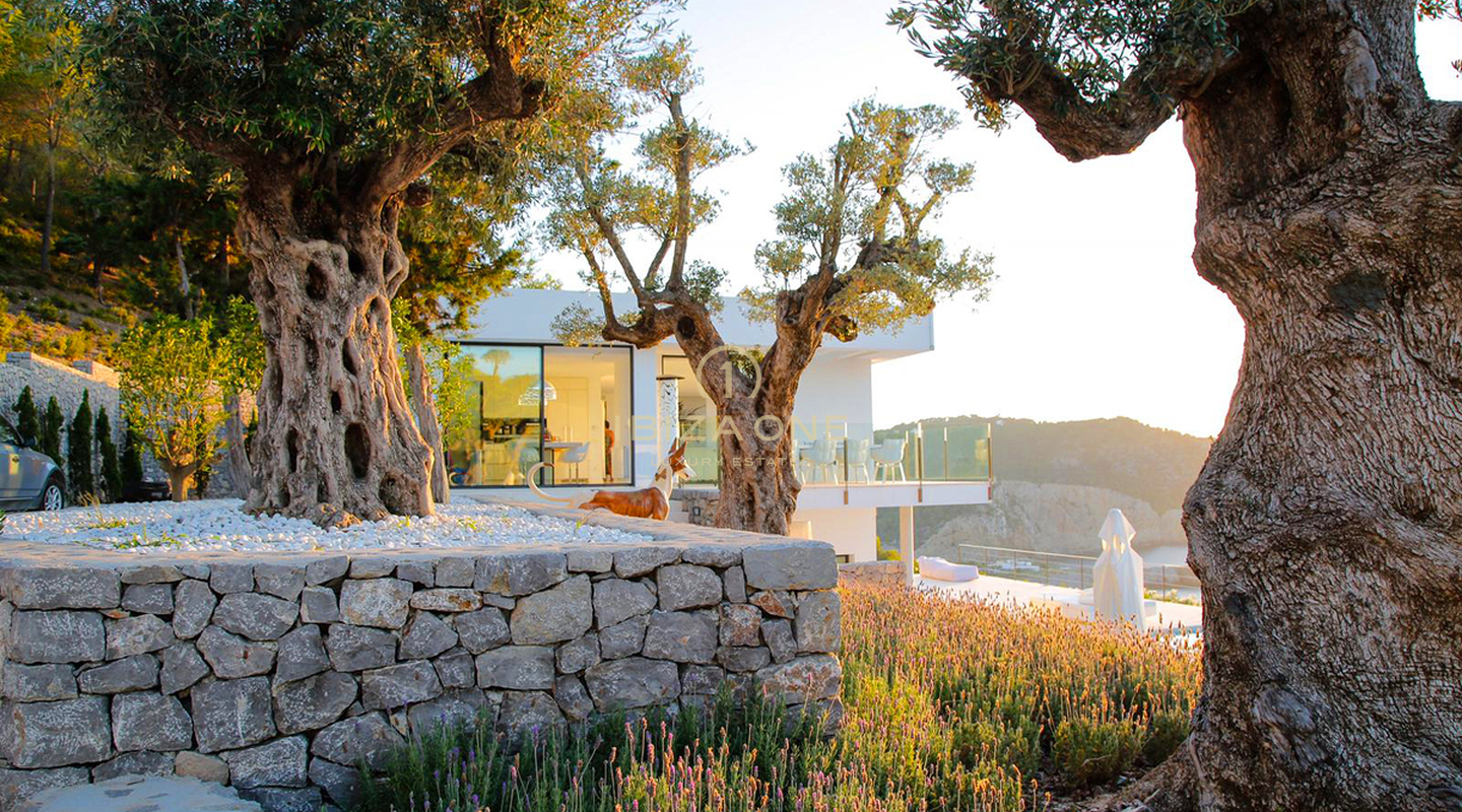 Modern designer villa with 180º sea views in Benirras for sale, Ibiza - Modern designer villa with 180º sea views in Benirras for rent, Ibiza