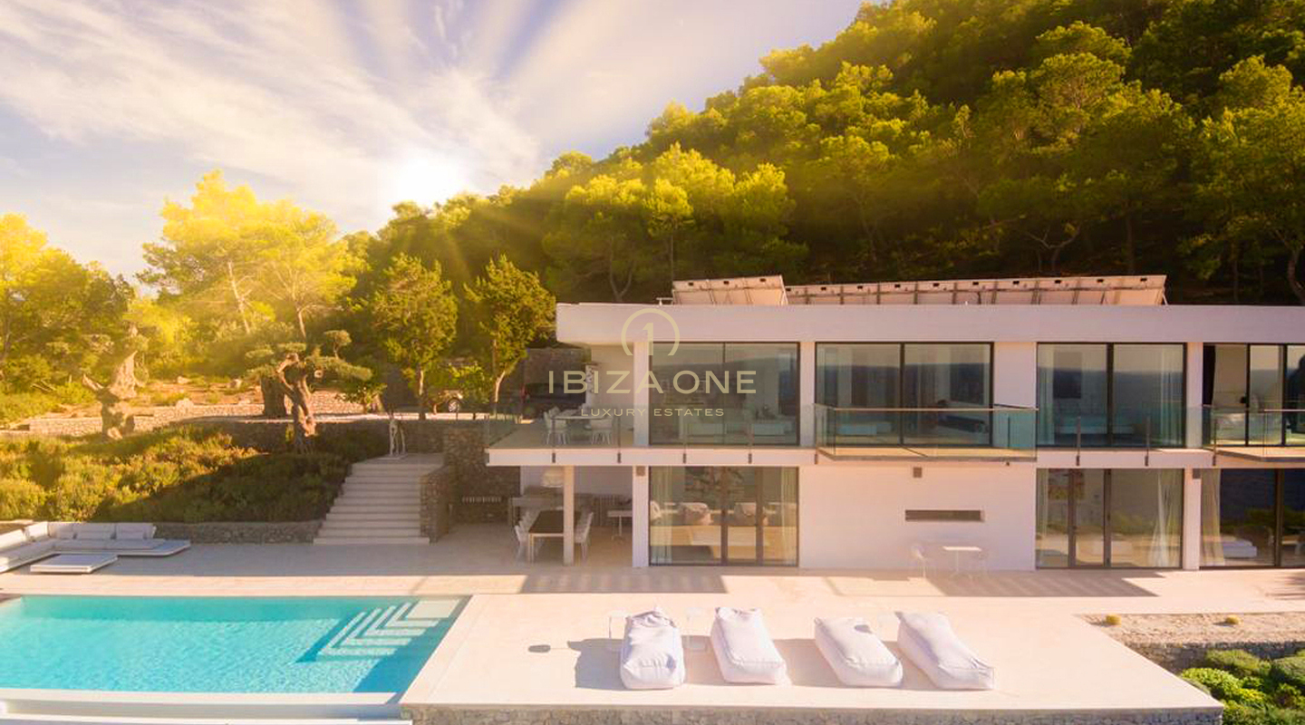 Moderne designvilla met 180º zeezicht in Benirras te koop, Ibiza - Moderne designvilla met 180º zeezicht in Benirras te huur, Ibiza