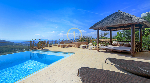 Villa muy lujosa en Jesús en uno de los puntos más altos de Can Furnet con sensacionales vistas al mar y al casco antiguo de Ibiza en venta, Ibiza - Villa muy lujosa en Jesús en uno de los puntos más altos de Can Furnet con sensacionales vistas al mar y al casco antiguo de Ibiza en alquiler, Ibiza