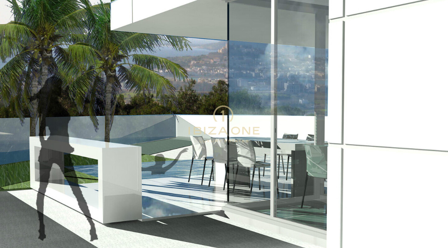 Propriété très bien entretenue à Ibiza / Can Furnet avec vue sur la vieille ville et Formentera exclusivement à vendre, Ibiza - Propriété très bien entretenue à Ibiza / Can Furnet avec vue sur la vieille ville et Formentera exclusivement à louer, Ibiza