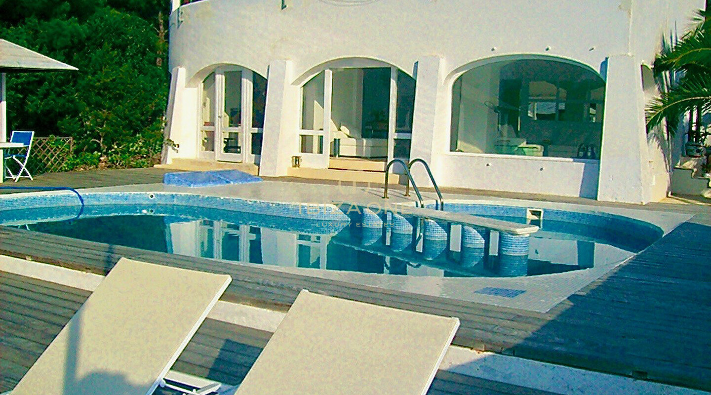 Sea view villa on Cala Bassa beach for sale, Ibiza - Sea view villa on Cala Bassa beach for rent, Ibiza