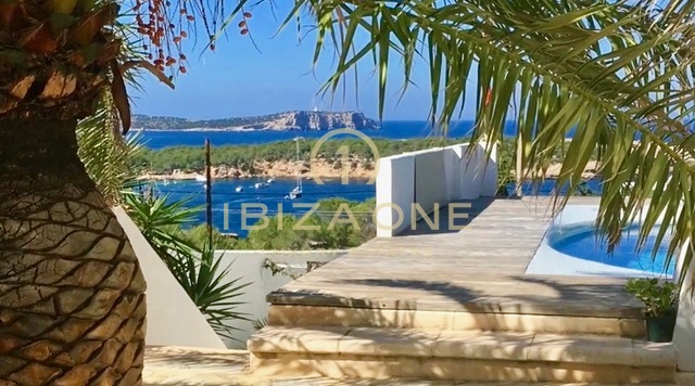 Sea view villa on Cala Bassa beach for sale, Ibiza - Sea view villa on Cala Bassa beach for rent, Ibiza