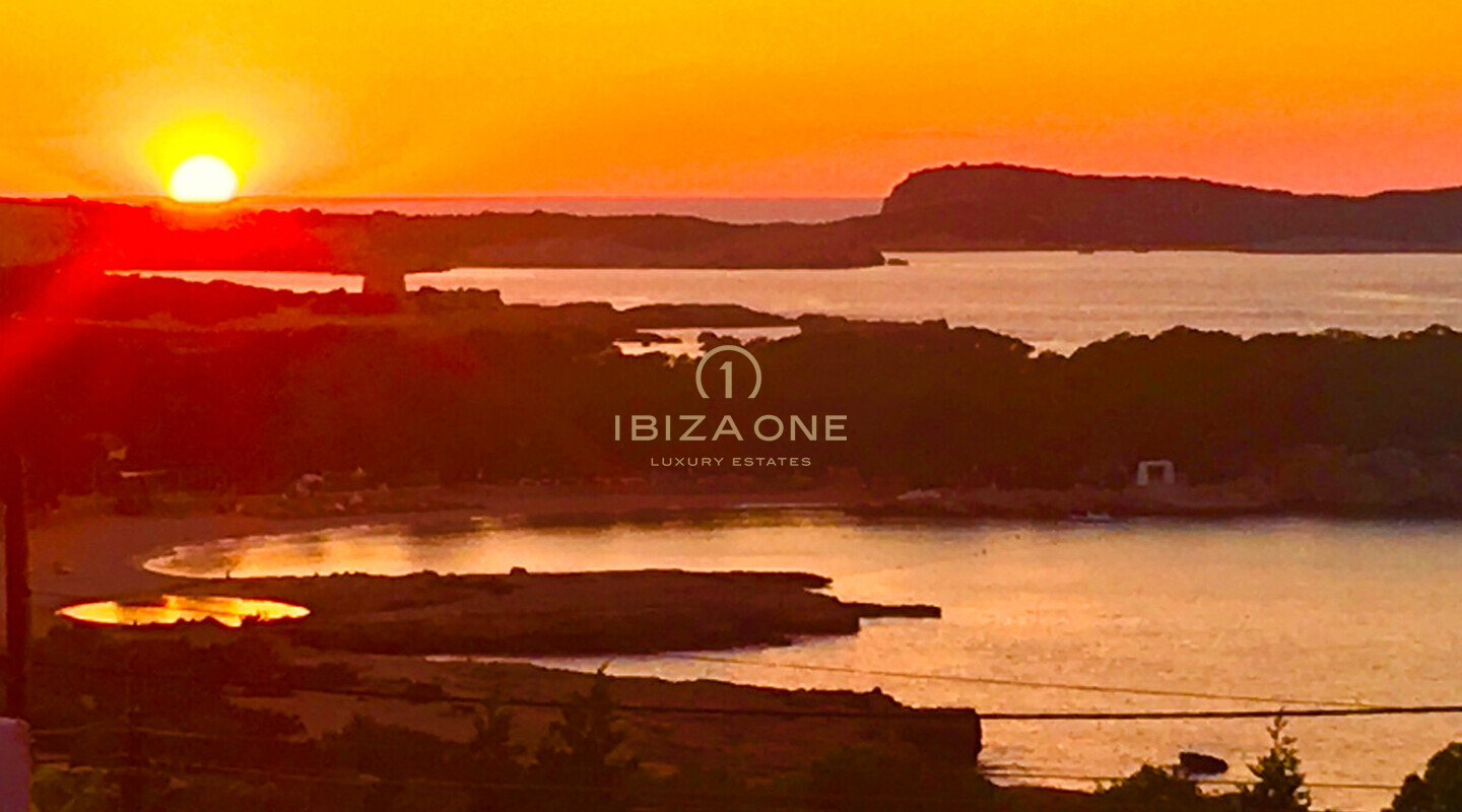Sea view villa on Cala Bassa beach for sale, Ibiza - Sea view villa on Cala Bassa beach for rent, Ibiza