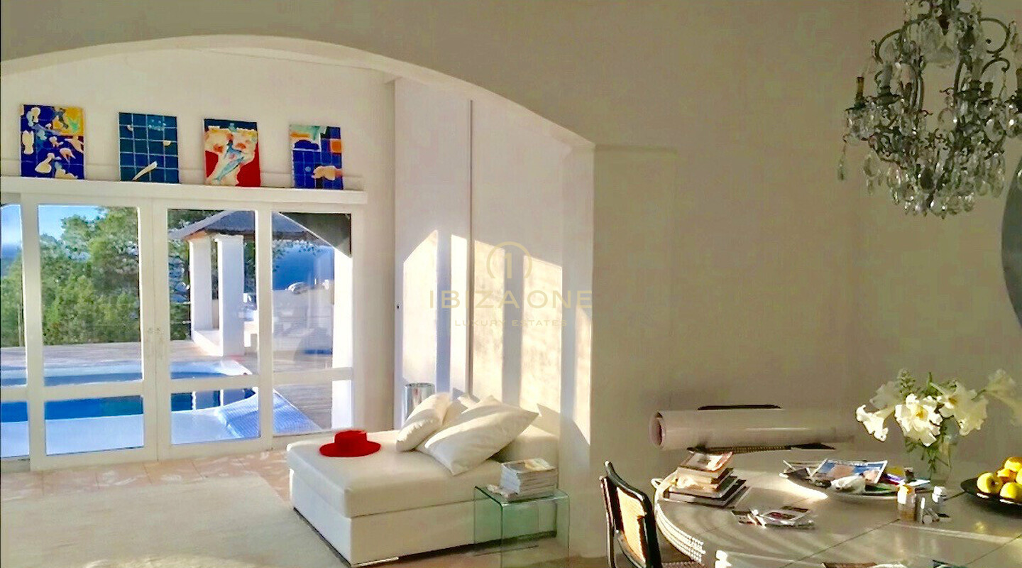 Sea view villa on Cala Bassa beach for sale, Ibiza - Sea view villa on Cala Bassa beach for rent, Ibiza
