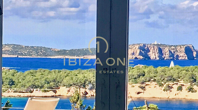 Sea view villa on Cala Bassa beach for sale, Ibiza - Sea view villa on Cala Bassa beach for rent, Ibiza
