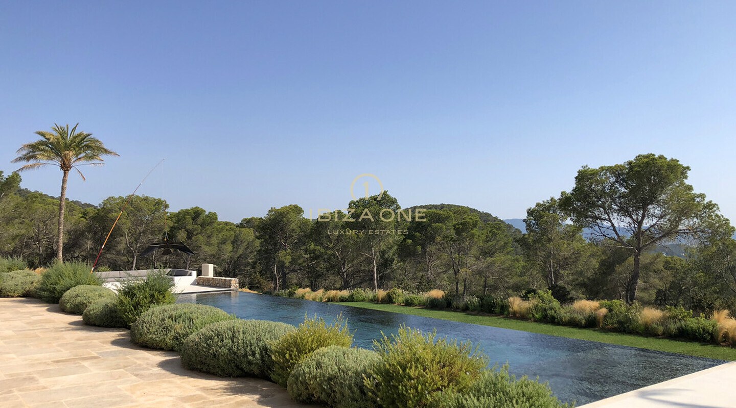 Villa de lujo de nueva construcción con puesta de sol en venta, Ibiza - Villa de lujo de nueva construcción con puesta de sol en alquiler, Ibiza